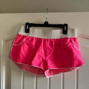 Hot pink shorts